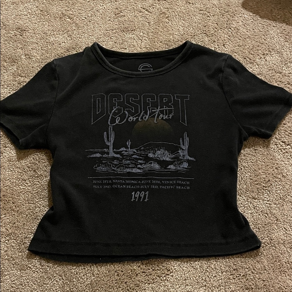 Desert Tour Black Kids T-Shirt